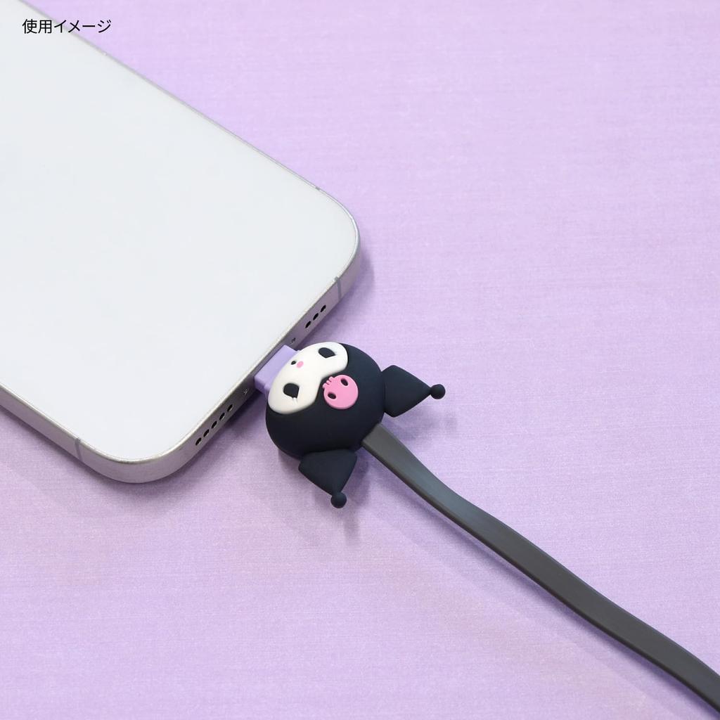 Gourmandies Sanrio Characters Kuromi USB Mascot Cable Type-C (SANG-486KU)