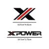 1Pc X XPOWER Logo 3D Metal Exteior Auto Side Trunk Sticker Badge Emblem Car Styling For MG 5 6 7 ZS HS GS 3 TF 5 RX5 GT Accessories