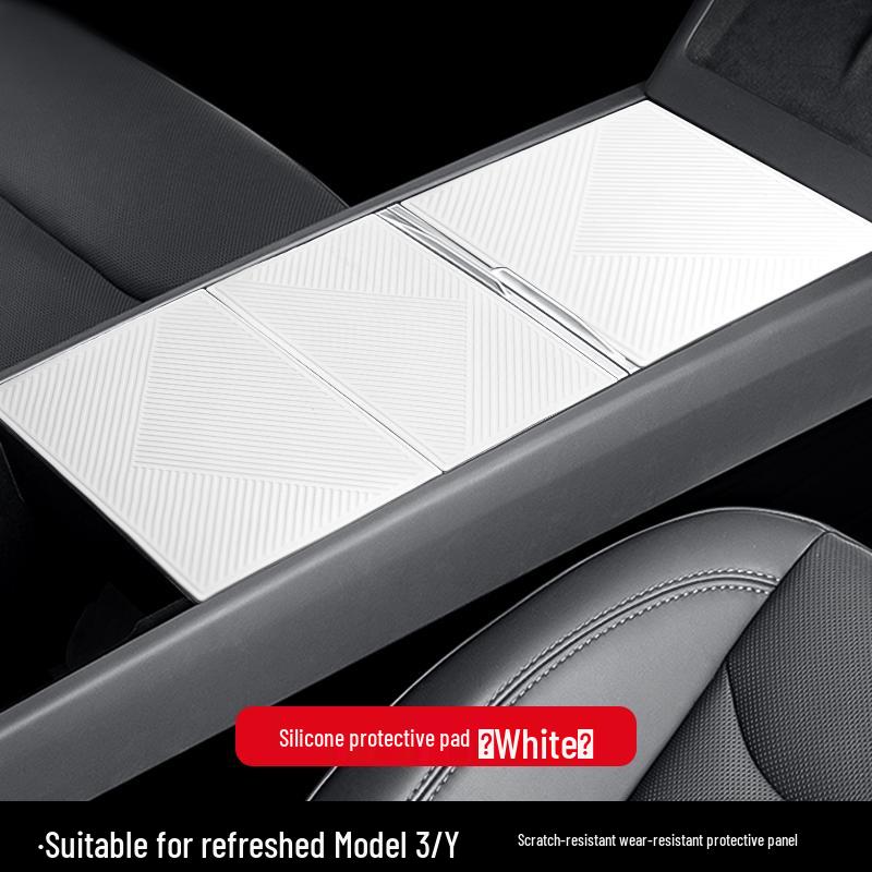 Tesla Model 3/Y Center Console Suede Protective Film Sticker