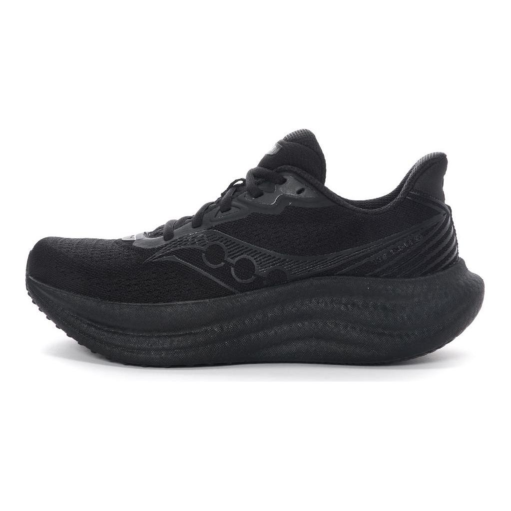 Saucony Triumph Victory 23 Slip Resistant Abrasion Resistant Low top Marathon Long Distance Running Shoes Men's Black Saucony S21023-201