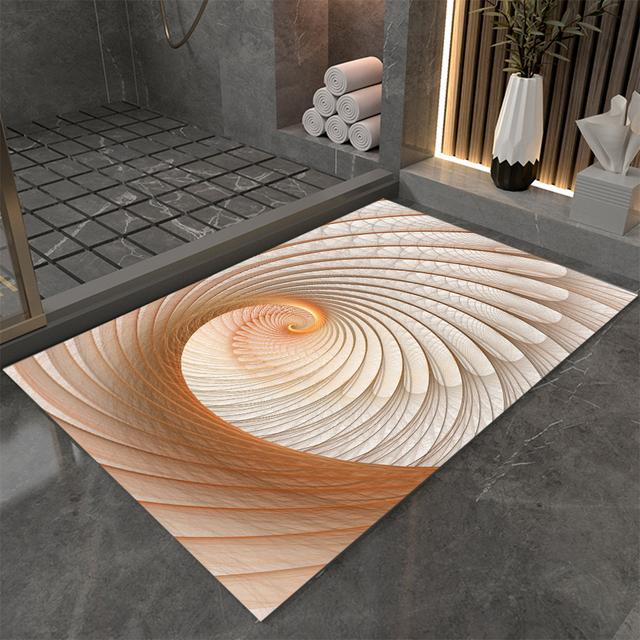 

3D Vortex Illusion Carpet Non-Slip Rug Abstract Geometric Print Optical Art Livingroom Bedroom Floor Mat Home Decor 80x120cm