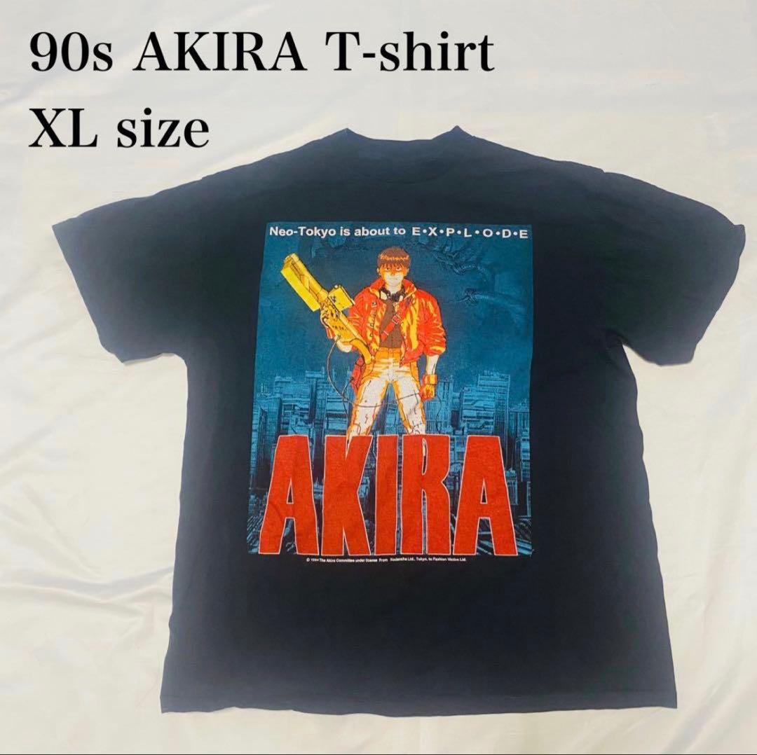 Футболка AKIRA 90-х размер XL винтаж аниме Кацухиро Отомо