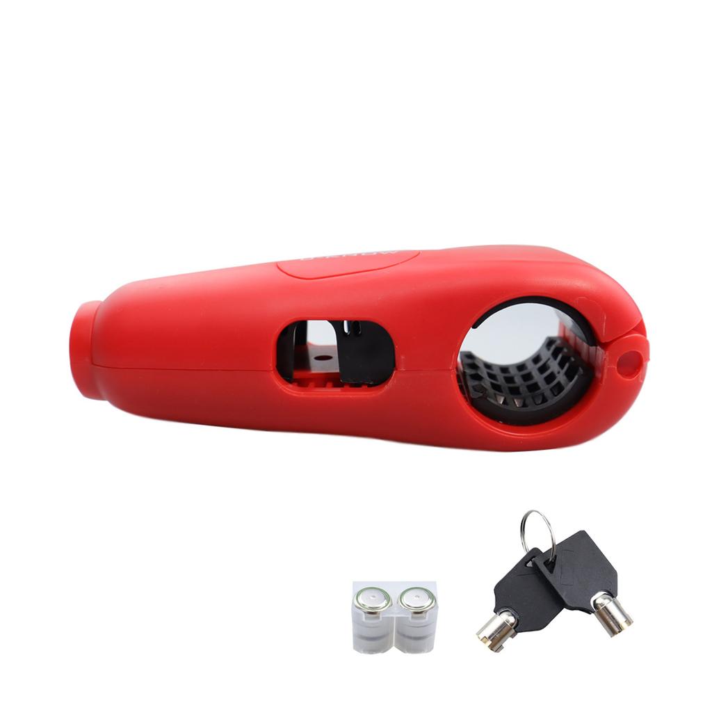 Motorcycle Lock Grip Throttle Brake Handlebar Safety Lock Suitable for Bike Scooter Moped ATV Easy Storage Transporting
