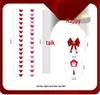 Wedding Handrail Decoration: Double Happiness Floral Strip for Staircases and Corners