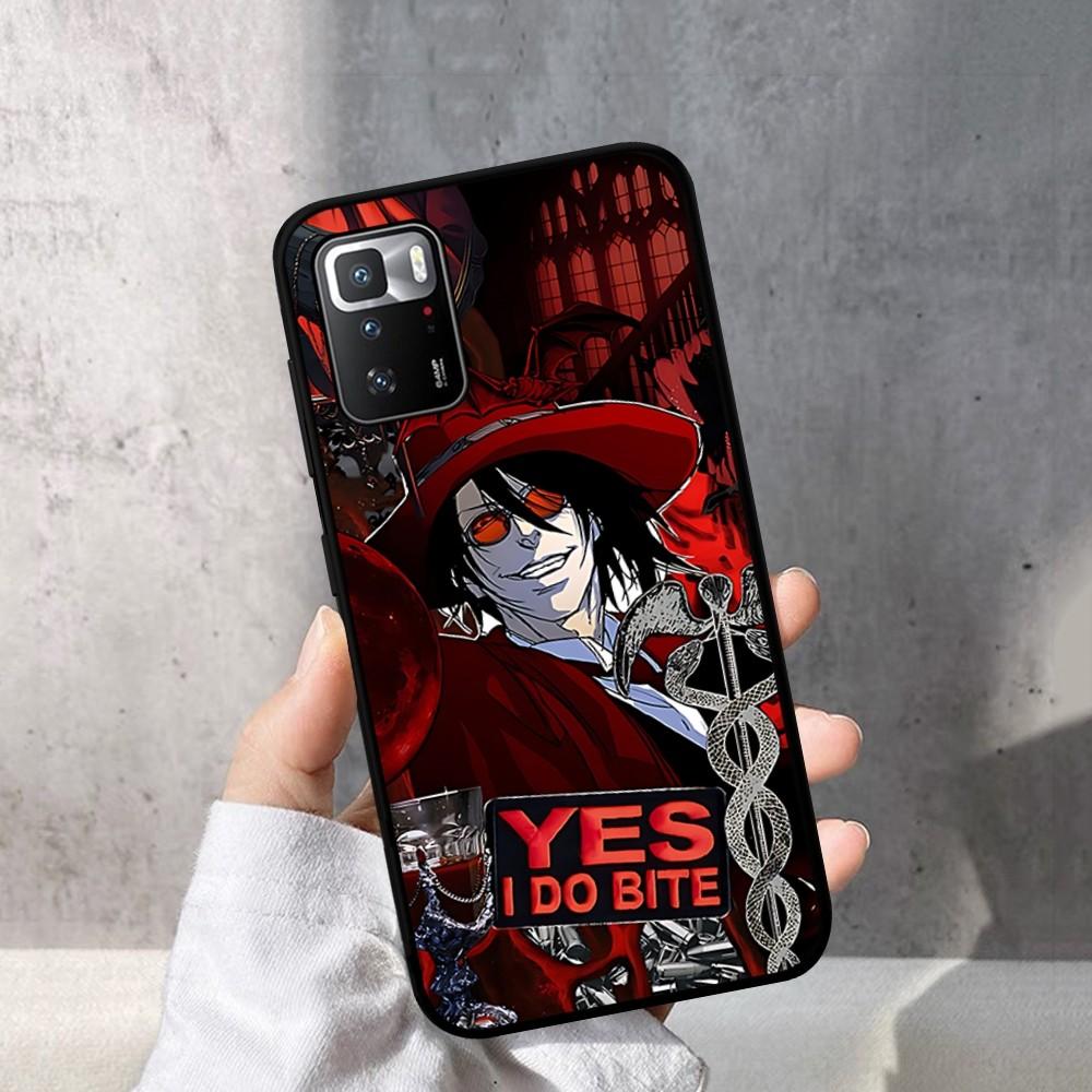 Alucard Hellsing Anime Phone Case For Redmi Note 4 X 5 A 6 7 8 T 9 9S 10 11 11S 11Epro Poco M3 Pro