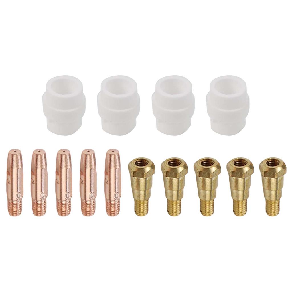 Contact Tip Replacement Pack with Essential Holders & Gas Diffusers Crafted for Optimal Use in MIG Welding Tasks