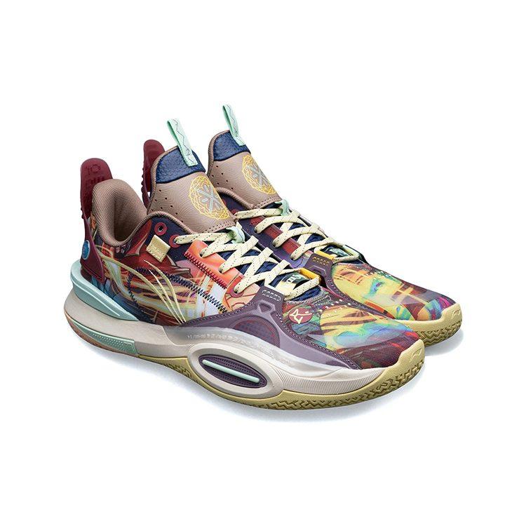 MARVEL x Li Ning ALL CITY10 ' Doctor Strange ' Textile, Synthetic Leather, TPU Cushioning Rebound Low top ABAS079-3