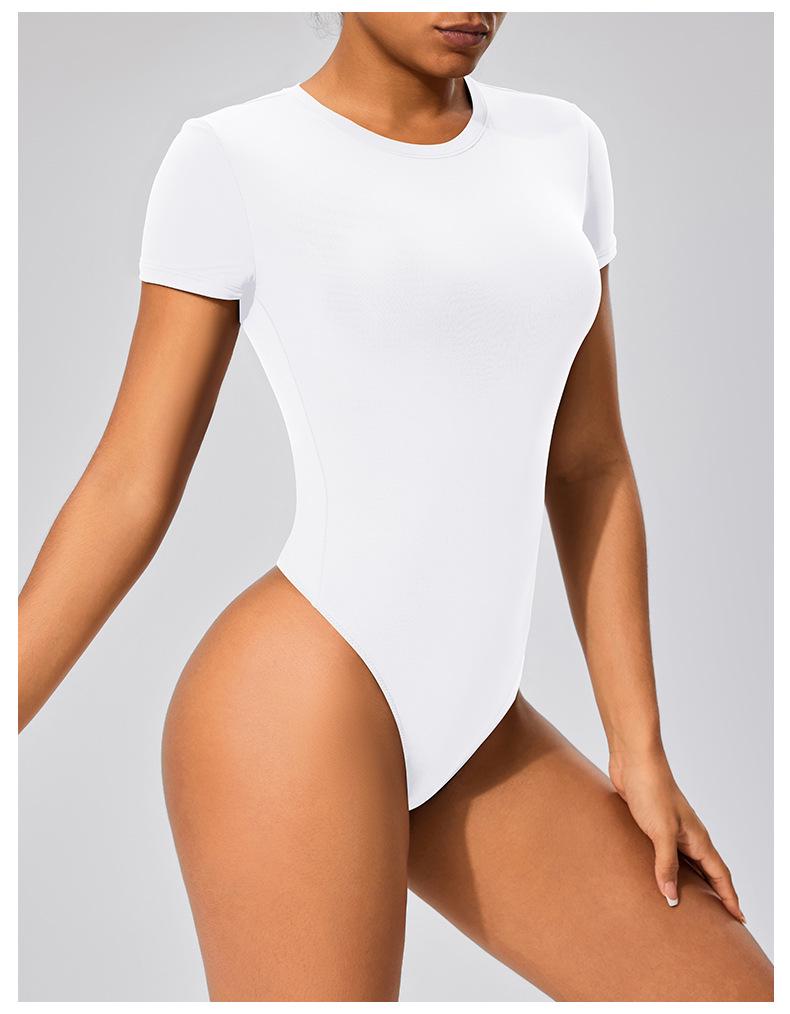 SSKIMSk Tričko s krátkým rukávem a body pro zvednutí boků na jógu