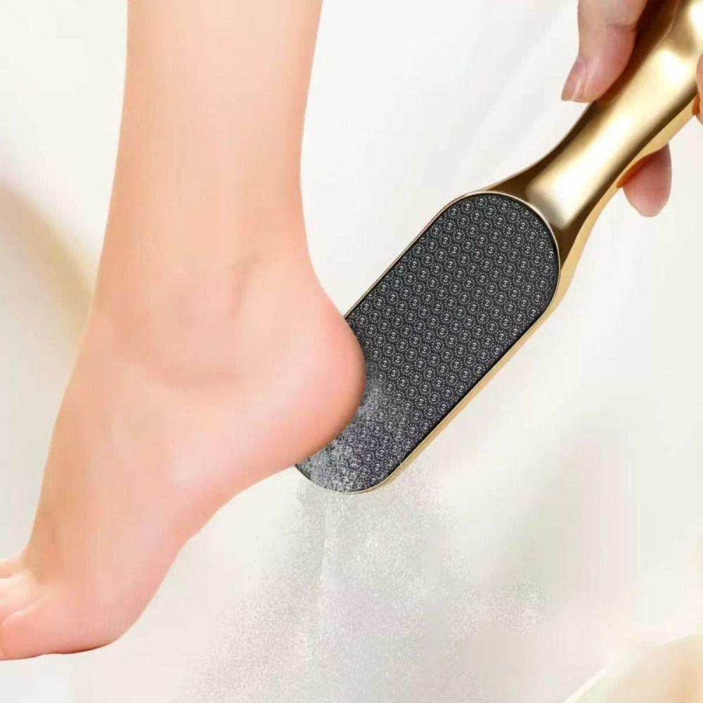 Manual Foot File Long-handle Heels Dead Skin Remover Durable Feet Calluses Scrubber  Women