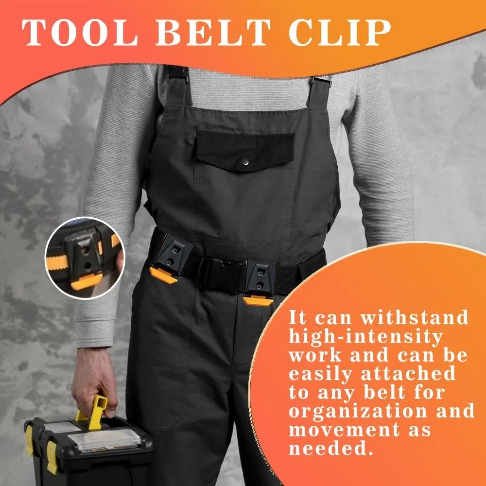Quick Attach Waist Buckle Sturdy ABS Tool Belt High Quality Waist Bag Clip  Professional Use