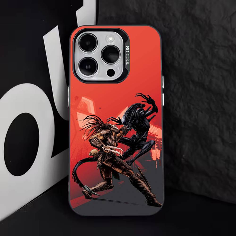 

The P-Predator Cool For iPhone 11,12,13,14,15,16,17,Pro,Max,Plus,E,Air,Mini Phone Case IMD Matte Black iPhone14PRO