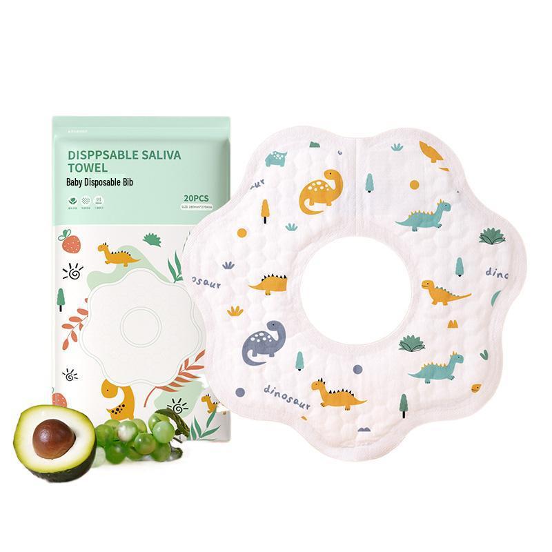 Waterproof Disposable Baby Bibs - Anti-Spit, Non-Pure Gauze for Newborns