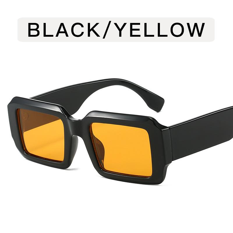Rectangle Shape Men's Sun Glasses European American Style Anti-reflective Sunglasses for Women Holiday Travelling Sun Glass