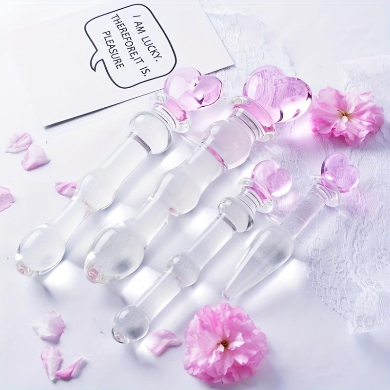 Kristallglas Dildos Sex Produkte Butt Plug Vaginale Anal Stimulation Perlen Prostata Massage für Frauen Homosexuell Anal Plug Sex Spielzeug