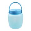 500/1000/1500ml Silicone Ice Bucket with Handles Easy To Clean Smooth Inner Wall Washable Ice Bucket