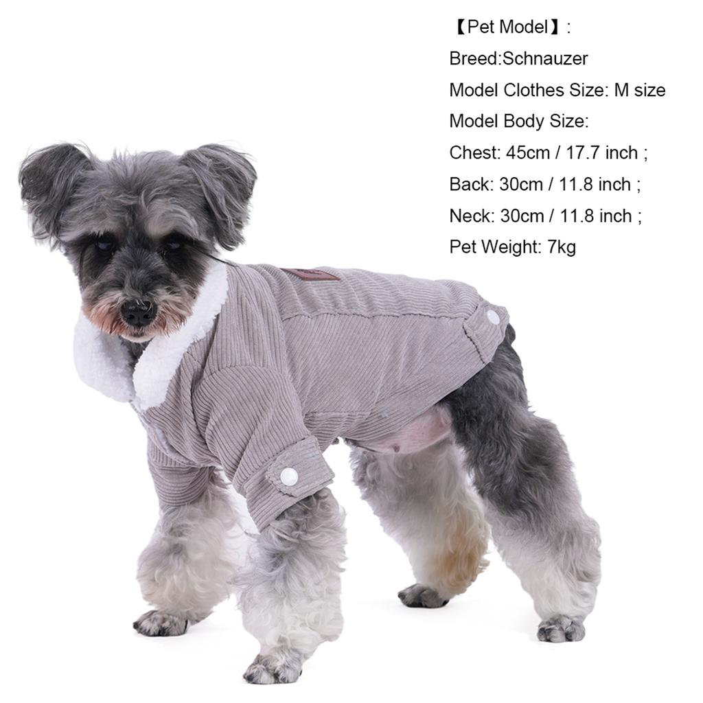 Autumn Winter Dog Clothes Soft Warm Pet Fleece Jacket Coat Fashion Pink Grey Costume for Small Medium Dogs Cats Schnauzer Yorkshire Pet Supplies