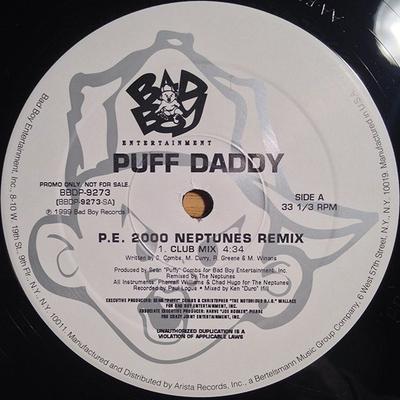 12inch Record PUFF DADDY - P.E. 2000 Neptunes Remix BBDP9273 Bad Boy Enterta 1999 US Rap & Hip-Hop/R&B Used