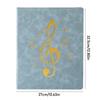 20 Pages Piano Music Sheet File Folder Flexible A4 Sheet Music Clip  Note Folder