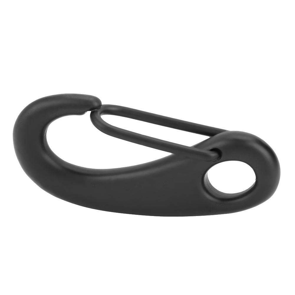 316 Stainless Steel Snap Hook Clip Bolt Kit Scuba Diving Accessory (70MM, Black)