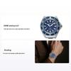 200M Waterproof Automatic Mechanical Movement Stainless Steel Watch 41.7Mm Blue Dial Men Watches SRPL51