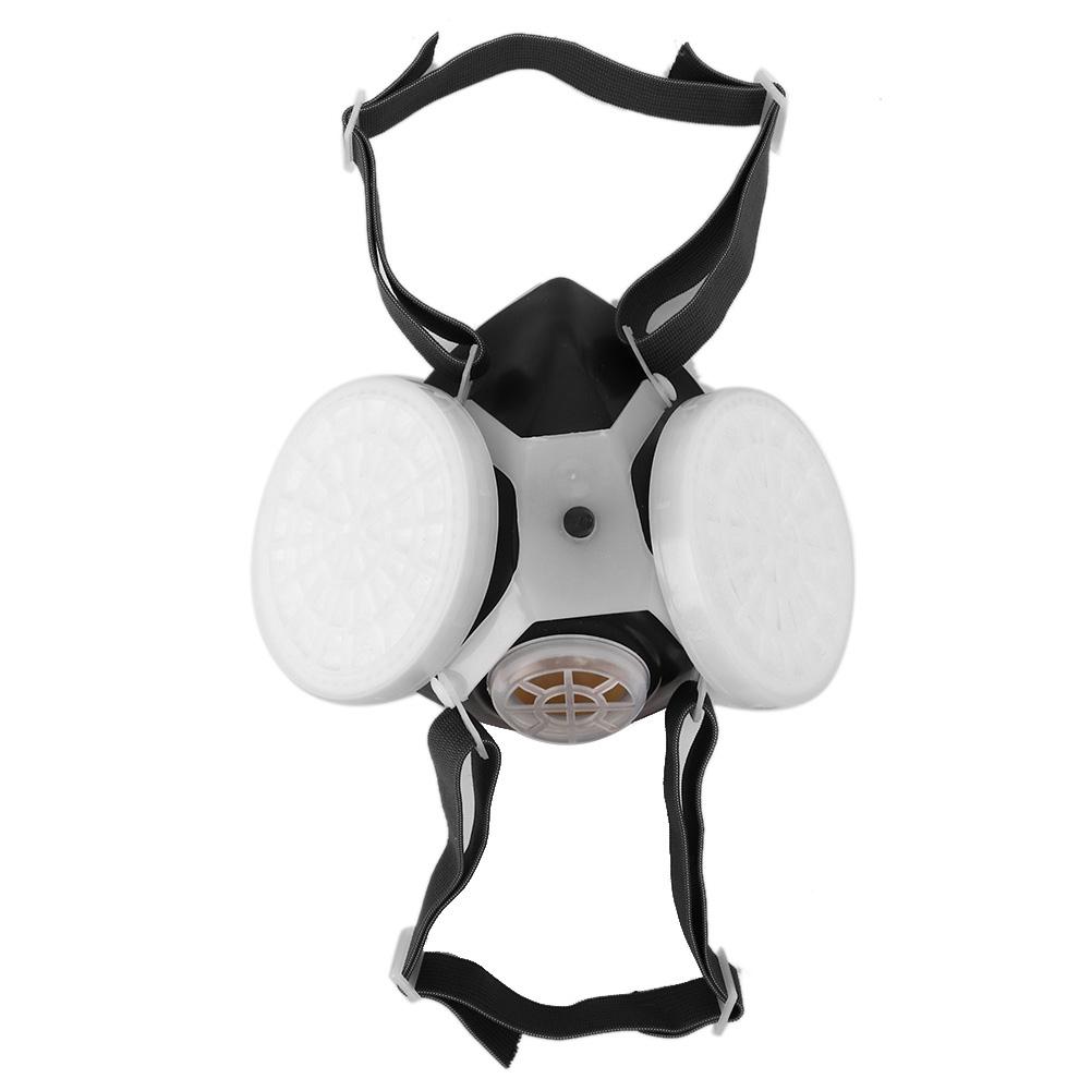 Breathable Dust Proof Face Mouth Guard Dual Filters Box Particulate Filtration for Labor Cutting