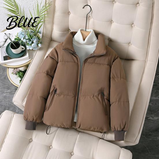Plus Size Puffer Jacket for Women Women's Quilted Casual Baggy Zip Up Padded Versatile Coat Down