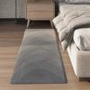 Light Luxury Carpets for Living Room Thick Plush Bedside Floor Mat Modern Style Bedroom Decor Grey Carpet Fluffy Soft Study Rug