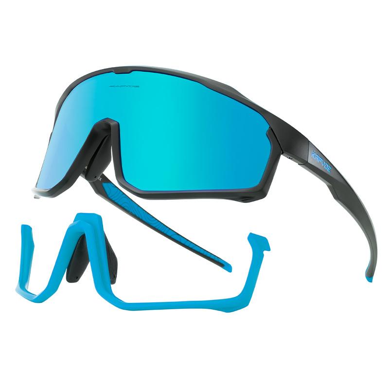 

KAPVOE New cycling glasses with detachable frames, wind and sand protection goggles for men and women, outdoor sports glasses TK93-G-3L-03
