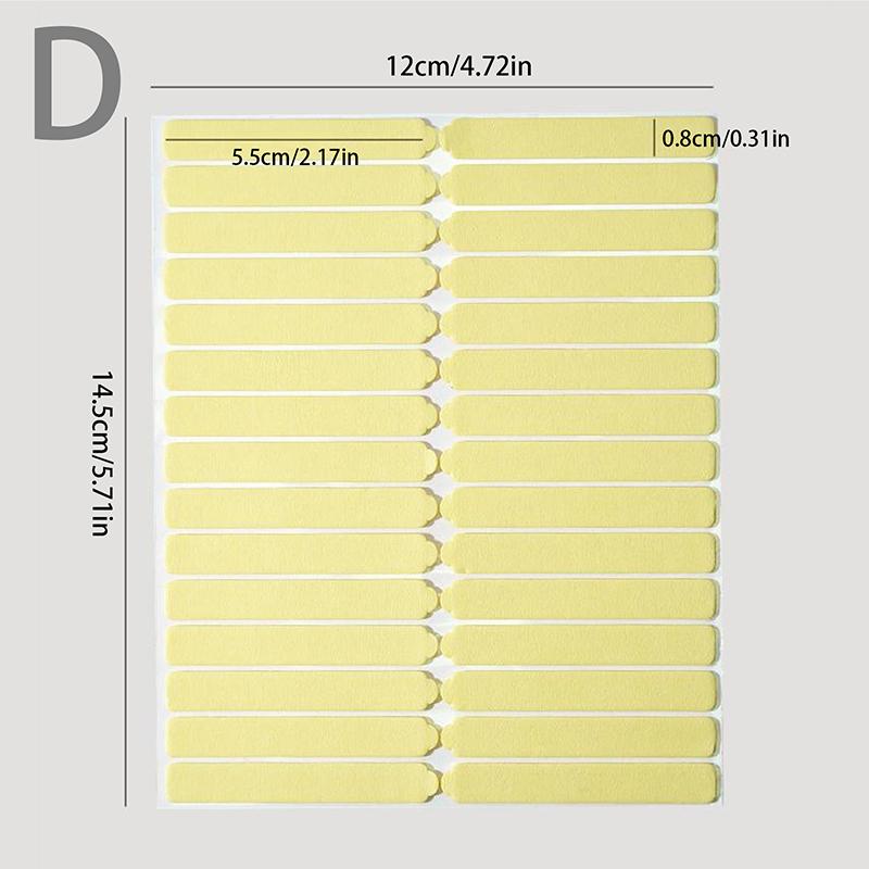 30/36Pcs Lengthened Clear Double-Sided Tape False Nails Tips Display Stand Glue Stickers Manicure Practice Showing Tools