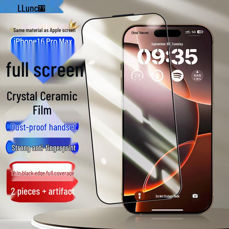 Langke Premium Szkło Hartowane Ochraniacze Ekranu i Obiektywu dla Apple iPhone