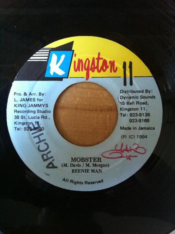 7-дюймовая пластинка BEENIE MAN Mobster NONE Kingston 11 1994 Ямайка Регги Ска Даб Б/у