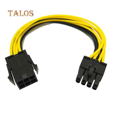Cablu de prelungire pentru convertizor de putere PCI-E cu 6 pini la 8 pini pentru placă video grafică Gadget-uri pentru computer