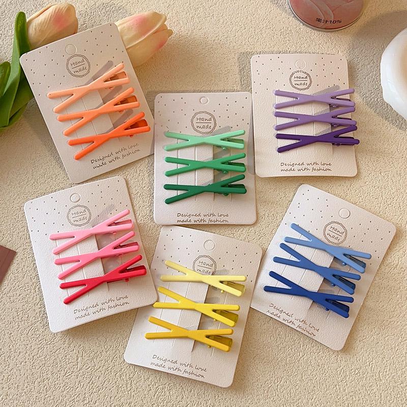 2026 New Style Colorful Duckbill Bangs Hair Clip - Women's & Children's Hair Accessory