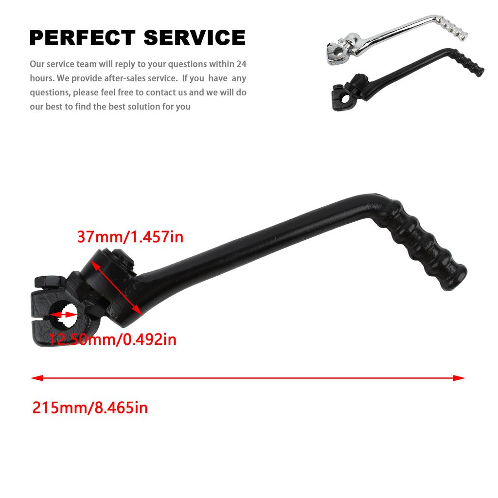 13mm Motorcycle Durable Kick Starter Lever Pedal For 50cc70cc90cc110cc125cc140cc150cc160cc Universal Motocross Accessories