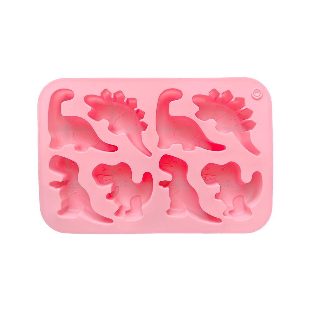 1pc 8-cavity Silicone Mold 3D Dinosaur Shaped Chocolate Candy, Pudding, Cookies, Mold Making, Cake Baking Utensils