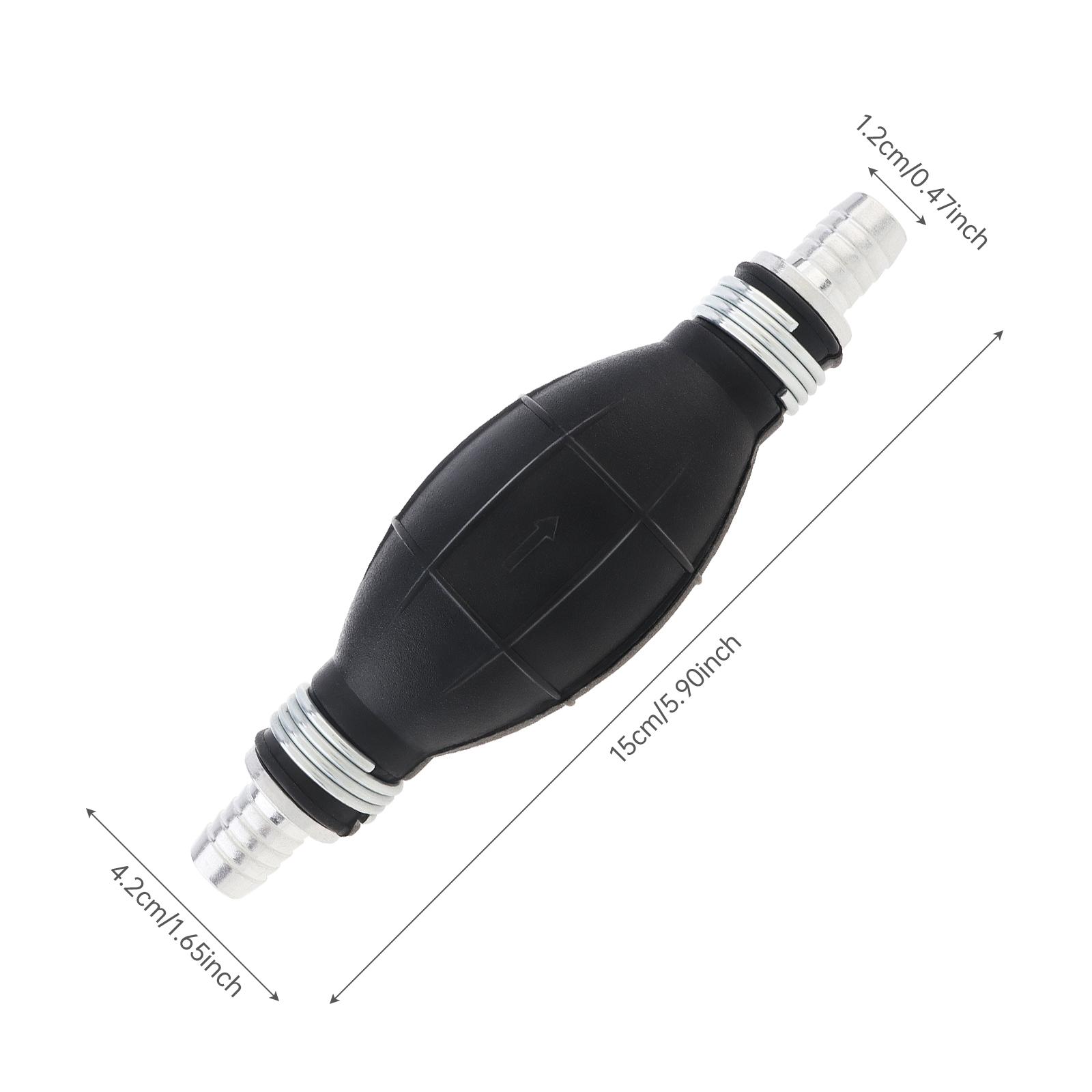 

2шт 6мм/8мм/10мм/12мм резиновый ручной насос для подачи топлива для автомобиля, морской лодки, мотоцикла, вакуумный ручной насос для подкачки топлива 12mm