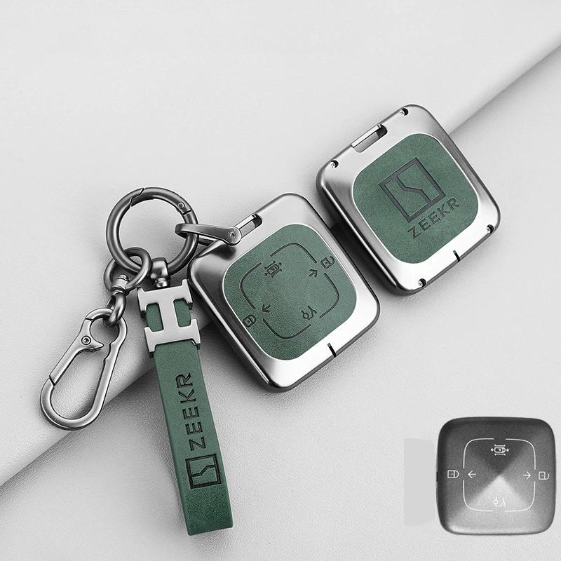 Car Key Case Cover Shell Protector Buckle Auto Remote Smart Keychain Protective Case For Zeekr 001 X 007 009 7X 2