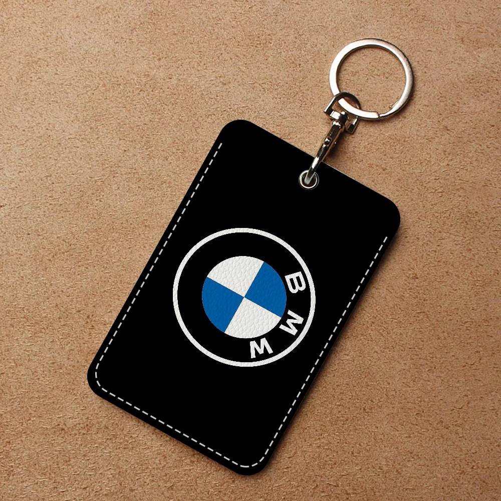 B-BMW-W Personalised Holder Suitable For Bank Card,Subway, Bus Card Wallet Card Case Badge Holder Keychain