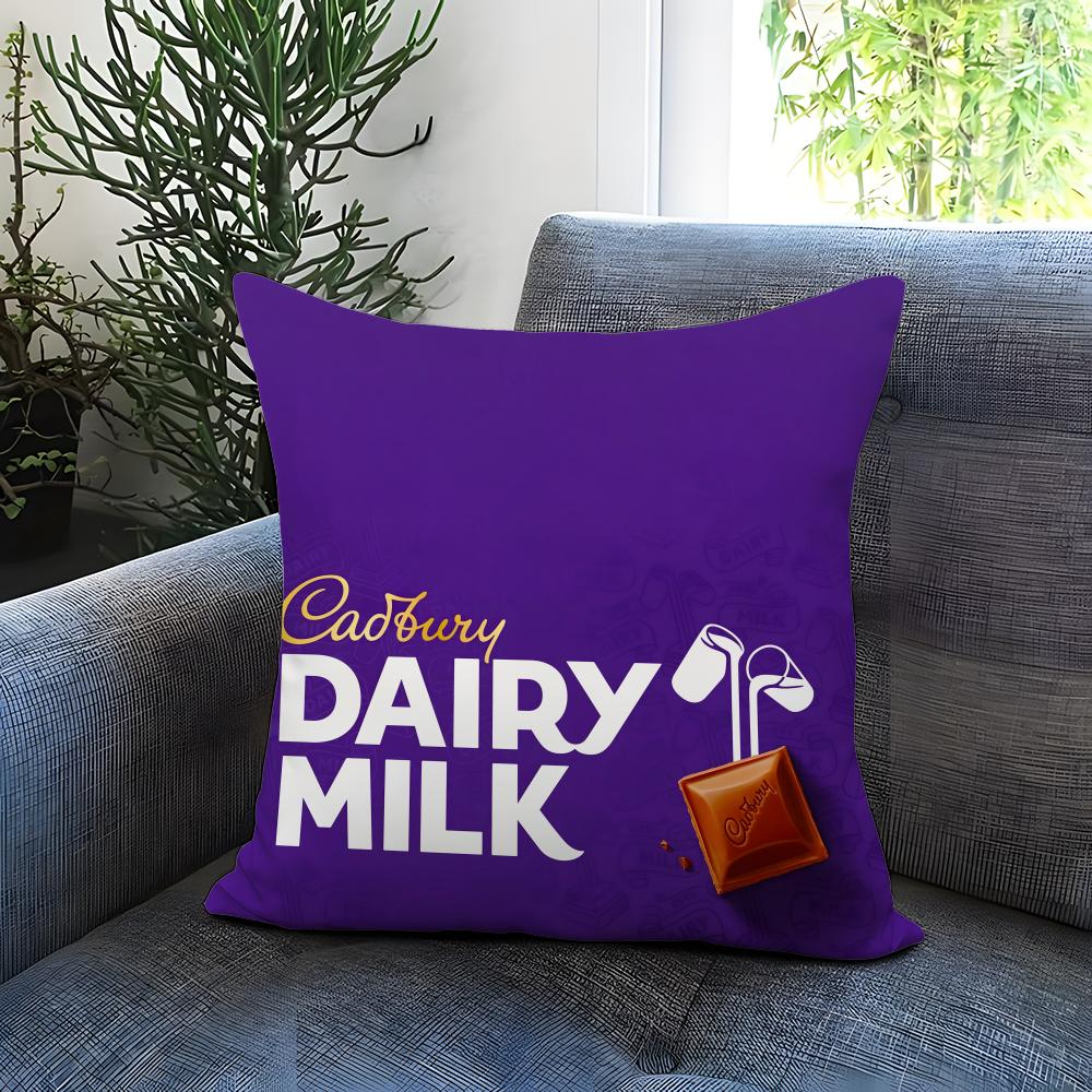 Hot C-CCadbury Cushion Cover Comfortable Reversible Pillow Cover Ideal for Car Sofa Bedroom & Beyond