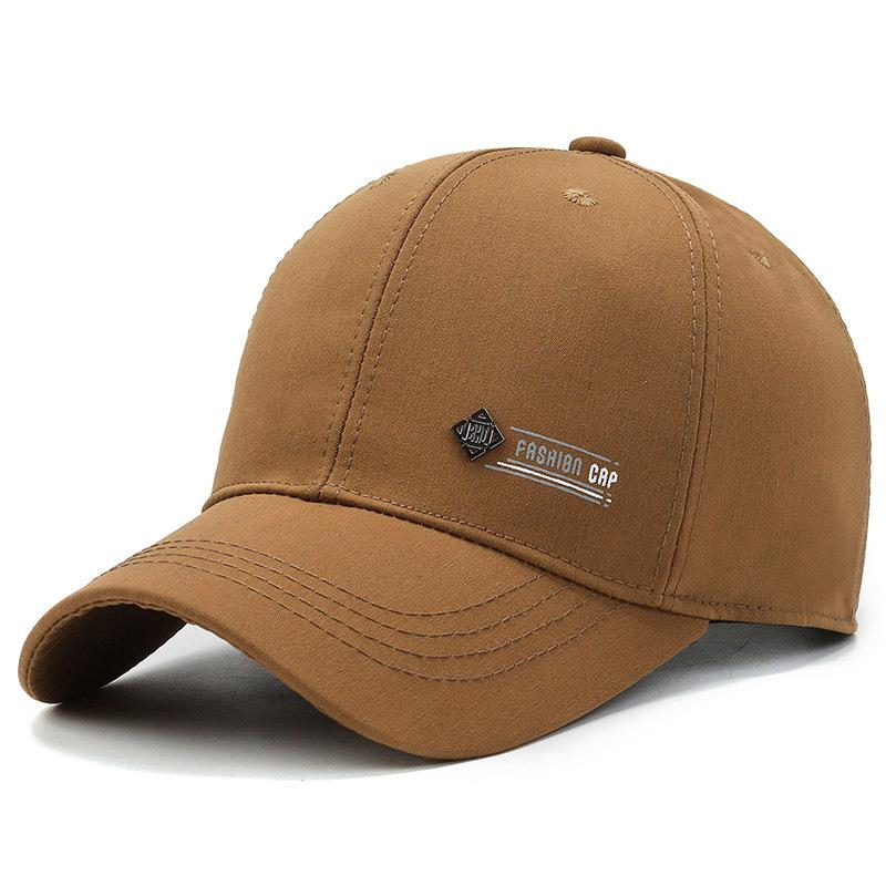 New Men's and Women's Baseball Cap Cotton Polyester Iron Standard Visor Trend Printed Alphabet Cap Casual Sun Hat