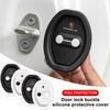 4Pcs Car Door Stopper Cover Door Lock Protective Covers For Boxster Cayenne Panamera Macan Cayman 911 918 996 917 991