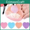 Premium Silicone Heart Make Up Brush Cleaner Pad With Timeless Design For All Brushes