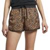 Womens Training Series Logo Leopard Print Drawstring Moisture-Wicking Breathable Sports Shorts Women Shorts Brown CD3686-754