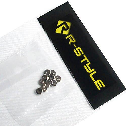 R-STYLE Metal Minus Mold Set of 10 for Adding Detail To Plastic Models and Gundam Model Kits (5.0mm)