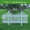 White PVC Fence: Indoor/Outdoor Garden Barrier and Decorative Guardrail