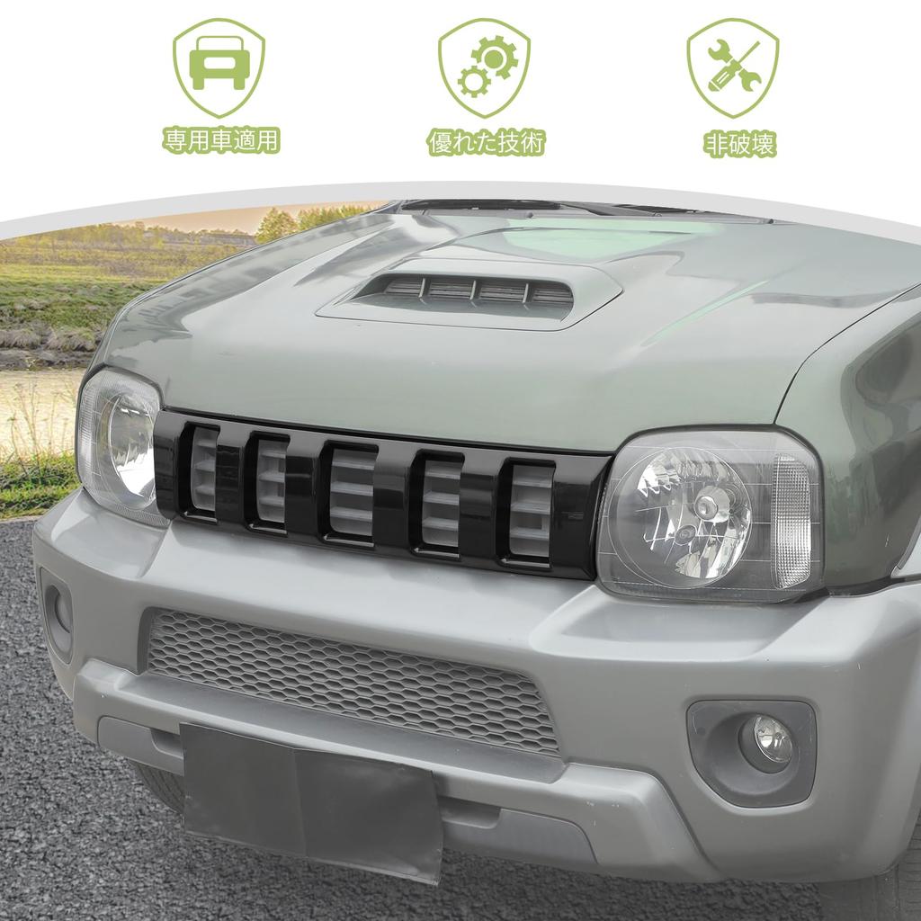 ANTC Suzuki Jimny JB23 Mesh Grille Black Cover,