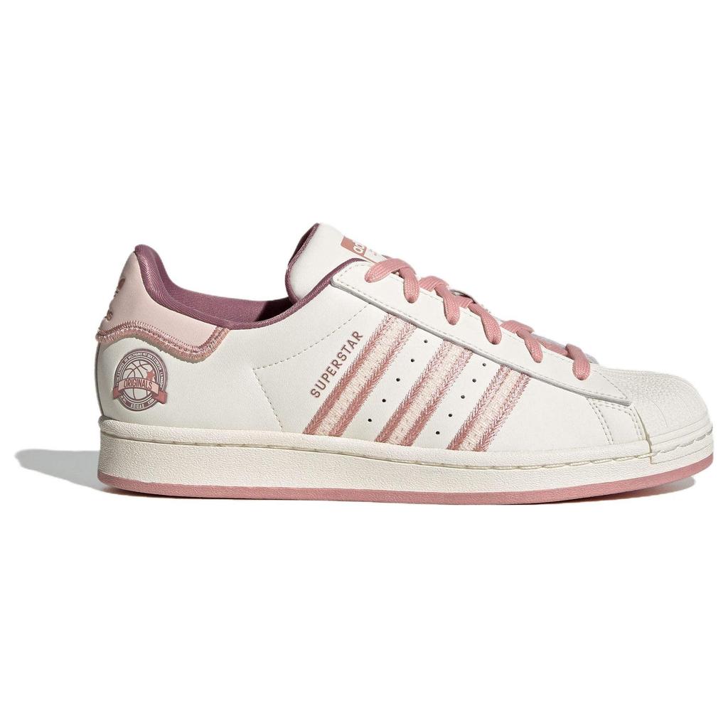 Adidas Originals Superstar Casual Low-Top Sneakers Women Sneakers White Red IE5528