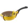 Bestco Frittierpfanne 18cm Gelb Hyper Premium Beschichtung 2 Jahre Garantie Induktionsgeeignet Tiefe Pfanne ND-8115