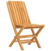 VidaXL Chaises de jardin pliantes 2 pcs 47x47x89 cm bois massif teck 362757