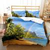 Hawaii Strand Meer Sommer Thema Bequemer Bettdeckenbezug Steppdecke Kissenbezug Bettwäscheset Kinder Schlafzimmer Dekoration Heimtextilien